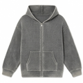 Gray Rib Hoodie
